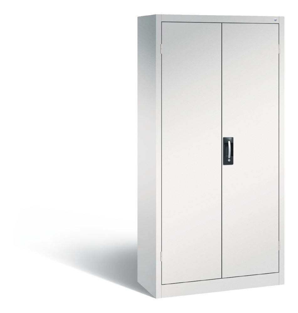 C+P Büro Drehtürenschrank Acurado 4 verstellbare Böden lichtgrau 930 x 400 x 1950 mm Produktbild C+P Büro Drehtürenschrank Acurado 4 verstellbare Böden lichtgrau 930 x 400 x 1950 mm