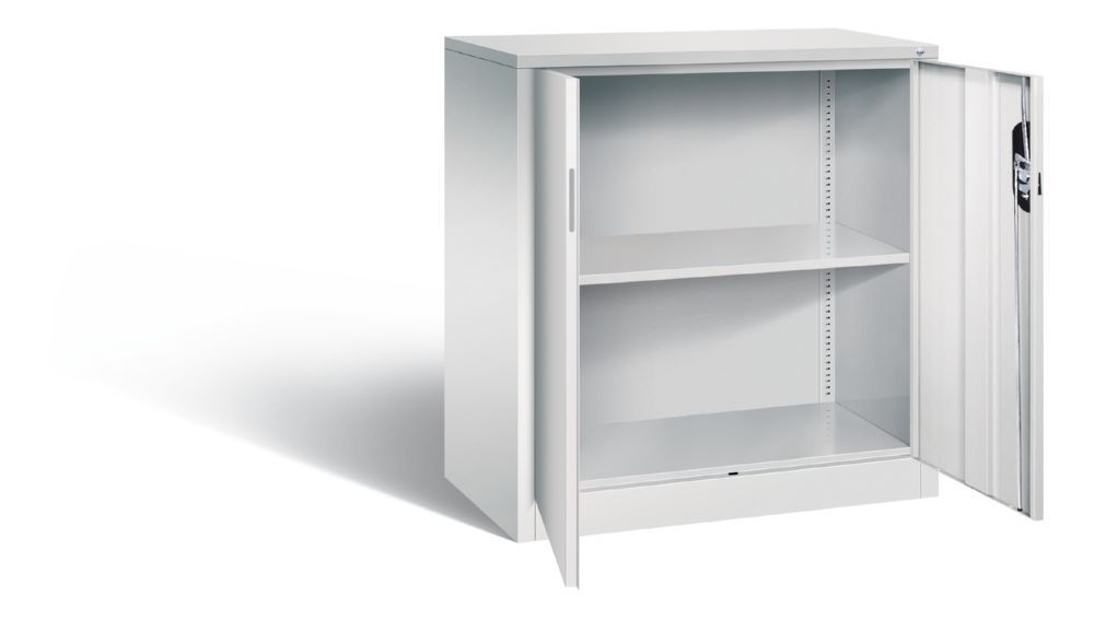 C+P Büro Drehtürenschrank Acurado 3 Riegel Verschluss lichtgrau 930 x 500 x 1000 mm Produktbild C+P Büro Drehtürenschrank Acurado 3 Riegel Verschluss lichtgrau 930 x 500 x 1000 mm bild 2