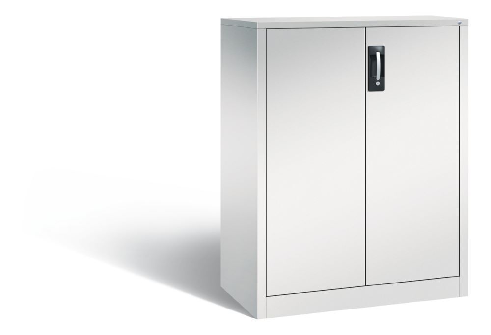 C+P Büro Drehtürenschrank mit 2 Stahlfächer lichtgrau 930 x 500 x 1200 mm Produktbild C+P Büro Drehtürenschrank mit 2 Stahlfächer lichtgrau 930 x 500 x 1200 mm