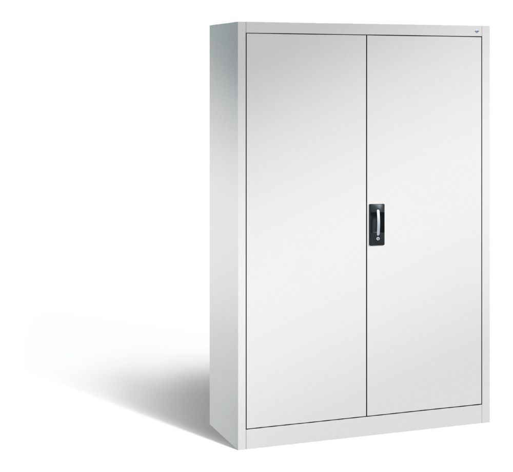 C+P Büro Drehtürenschrank aus Stahl Acurado in hellgrau 1200 x 400 x 1950 mm Produktbild C+P Büro Drehtürenschrank aus Stahl Acurado in hellgrau 1200 x 400 x 1950 mm