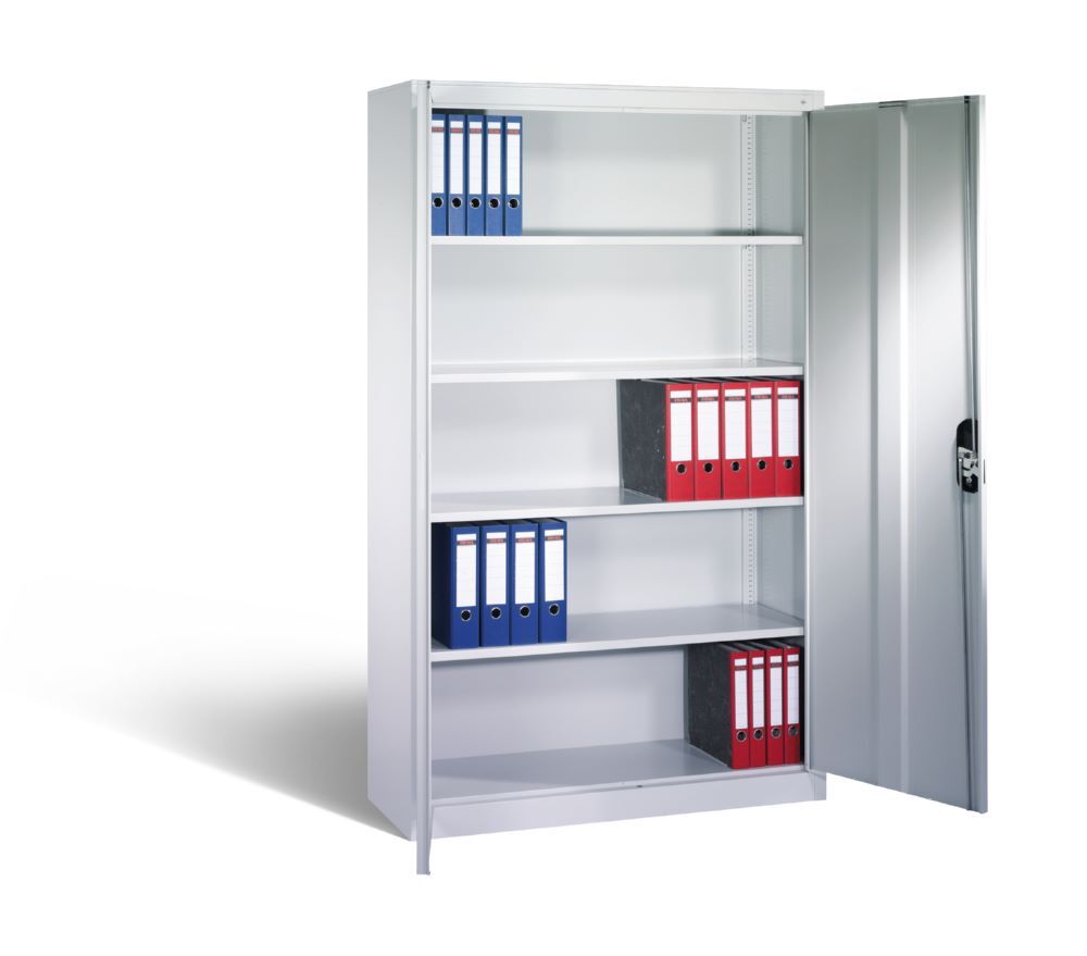 C+P Büro Drehtürenschrank aus Stahl Acurado in hellgrau 1200 x 400 x 1950 mm Produktbild C+P Büro Drehtürenschrank aus Stahl Acurado in hellgrau 1200 x 400 x 1950 mm bild 3