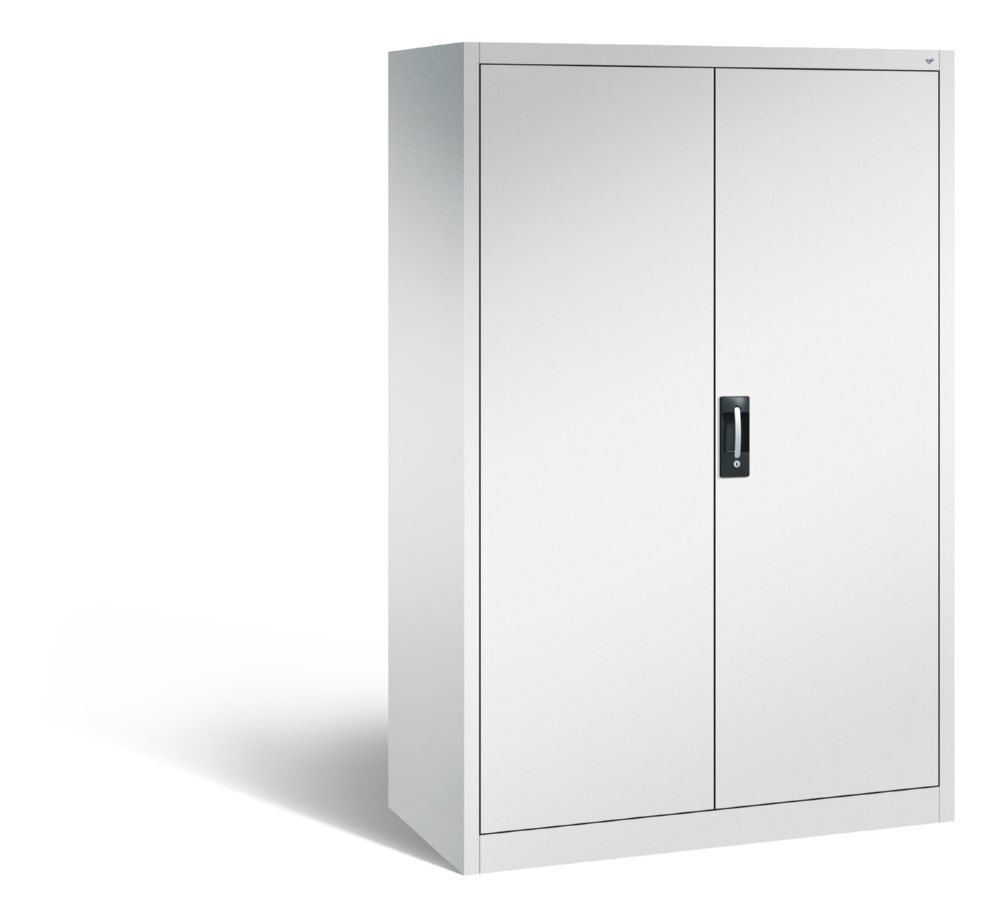 C+P Drehtürenschrank Acurado 4 lackierte Stahlböden lichtgrau 1200 x 600 x 1950 mm Produktbild C+P Drehtürenschrank Acurado 4 lackierte Stahlböden lichtgrau 1200 x 600 x 1950 mm