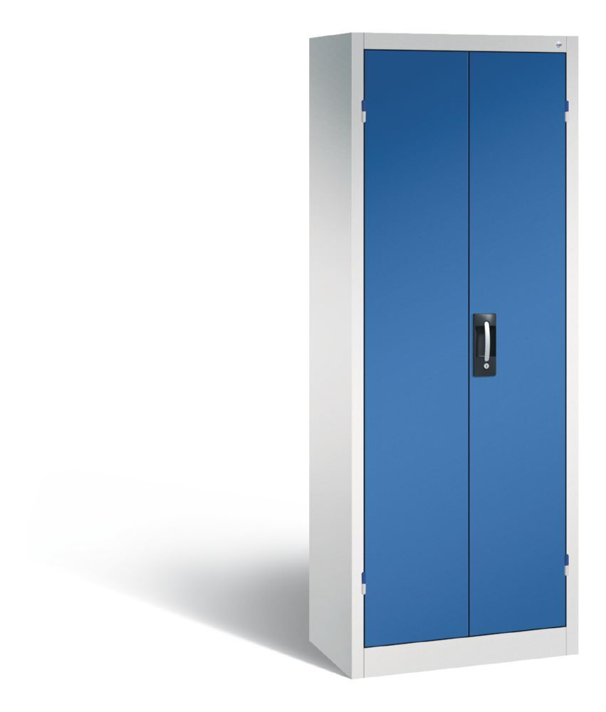 C+P Drehtürenschrank Acurado 4 Einlegeböden enzianblau 700 x 400 x 1950 mm Produktbild C+P Drehtürenschrank Acurado 4 Einlegeböden enzianblau 700 x 400 x 1950 mm