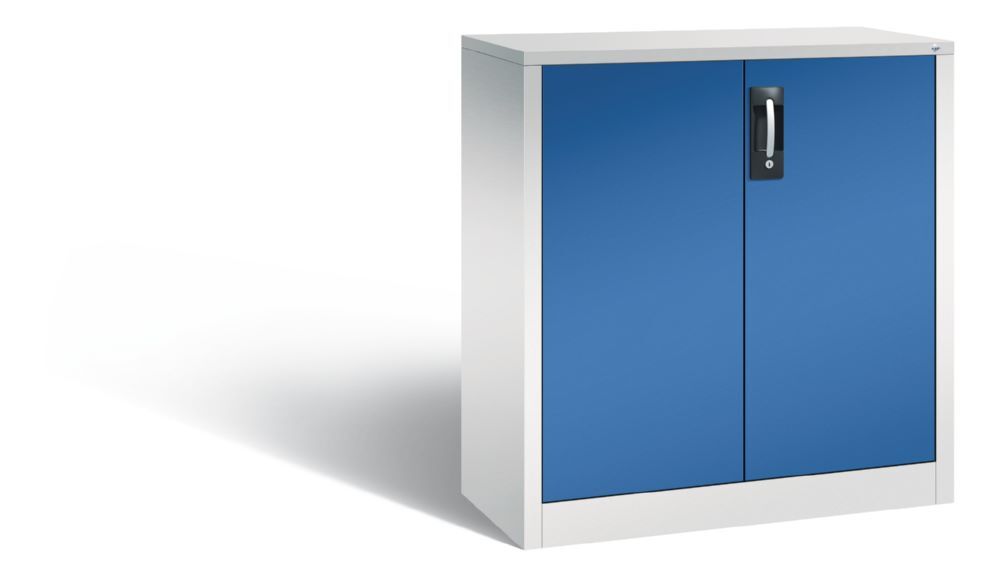 C+P Büro Drehtürenschrank Acurado 1 Fachboden enzianblau 930 x 400 x 1000 mm Produktbild C+P Büro Drehtürenschrank Acurado 1 Fachboden enzianblau 930 x 400 x 1000 mm