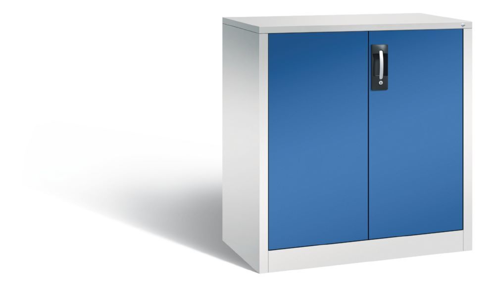 C+P Büro Drehtürenschrank Acurado 3 Riegel Verschluss enzianblau 930 x 500 x 1000 mm Produktbild C+P Büro Drehtürenschrank Acurado 3 Riegel Verschluss enzianblau 930 x 500 x 1000 mm