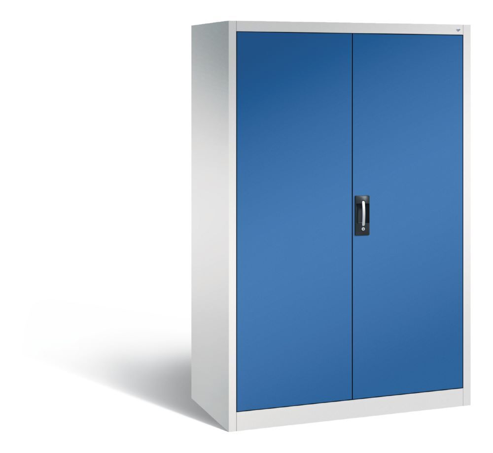 C+P Drehtürenschrank Acurado 4 lackierte Stahlböden enzianblau 1200 x 600 x 1950 mm Produktbild C+P Drehtürenschrank Acurado 4 lackierte Stahlböden enzianblau 1200 x 600 x 1950 mm