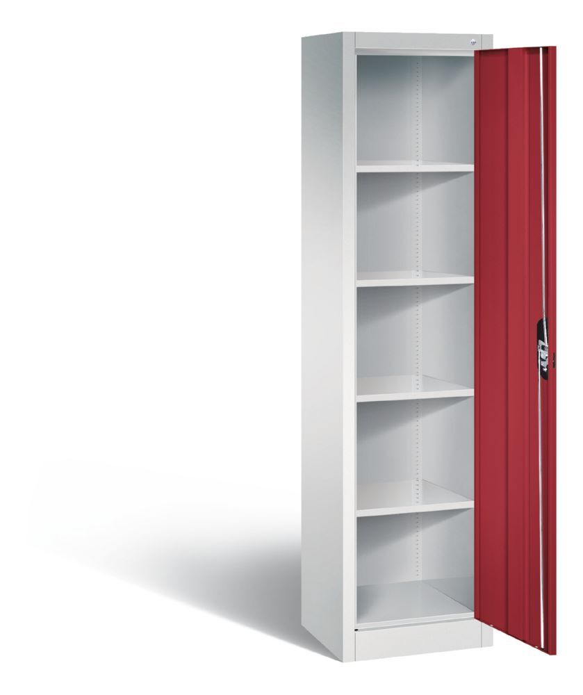 C+P Büro Drehtürenschrank Acurado 4 Einlegeböden rubinrot 502 x 400 x 1950 mm Produktbild C+P Büro Drehtürenschrank Acurado 4 Einlegeböden rubinrot 502 x 400 x 1950 mm bild 2
