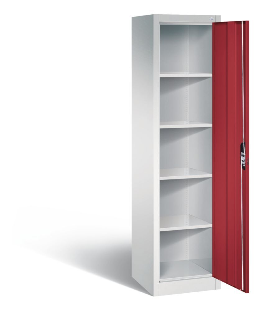 C+P Büro Drehtürenschrank Acurado 4 Einlegeböden rubinrot 502 x 500 x 1950 mm Produktbild C+P Büro Drehtürenschrank Acurado 4 Einlegeböden rubinrot 502 x 500 x 1950 mm bild 2