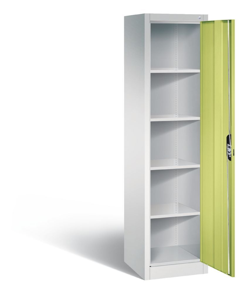 C+P Büro Drehtürenschrank Acurado 4 Einlegeböden viridingrün 502 x 500 x 1950 mm Produktbild C+P Büro Drehtürenschrank Acurado 4 Einlegeböden viridingrün 502 x 500 x 1950 mm bild 2