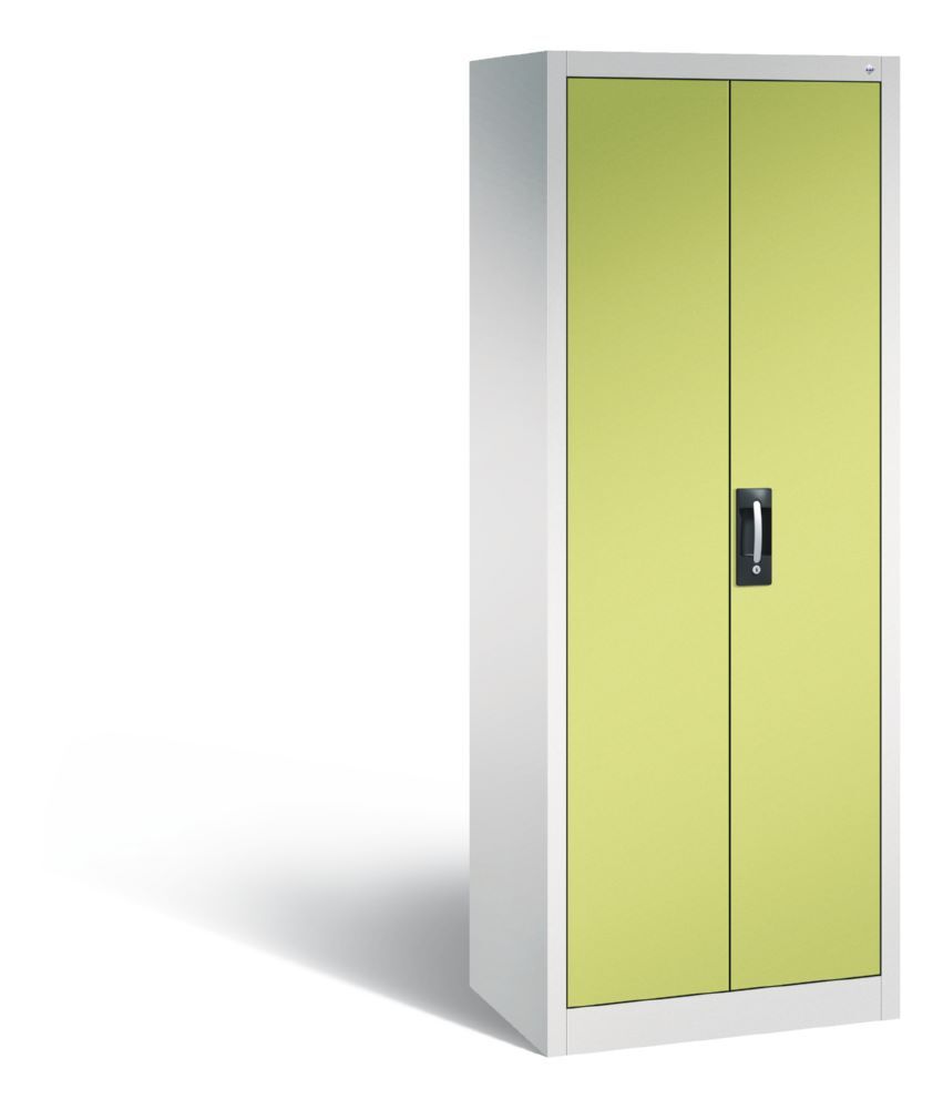 C+P Büro Drehtürenschrank Acurado 70 kg Last viridingrün 700 x 500 x 1950 mm Produktbild C+P Büro Drehtürenschrank Acurado 70 kg Last viridingrün 700 x 500 x 1950 mm