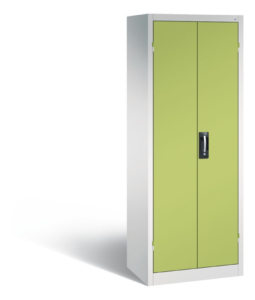 C+P Büro Drehtürenschrank variable Fachböden viridingrün 700 x 500 x 1950 mm Produktbild C+P Büro Drehtürenschrank variable Fachböden viridingrün 700 x 500 x 1950 mm