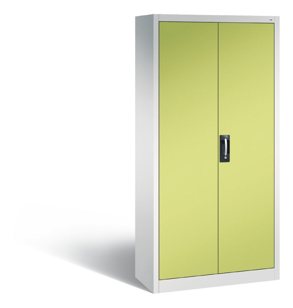 C+P Büro Drehtürenschrank Acurado mit Pendelstangen viridingrün 930 x 400 x 190 mm Produktbild C+P Büro Drehtürenschrank Acurado mit Pendelstangen viridingrün 930 x 400 x 190 mm bild 1