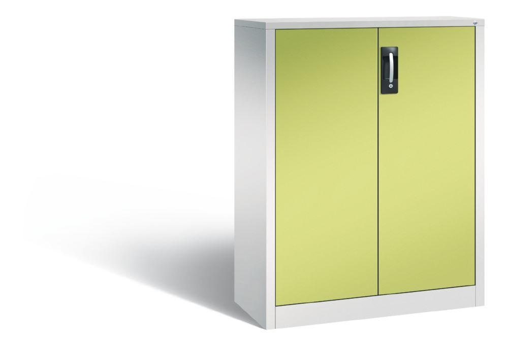 C+P Büro Drehtürenschrank Acurado abschließbar viridingrün 930 x 400 x 1200 mm Produktbild C+P Büro Drehtürenschrank Acurado abschließbar viridingrün 930 x 400 x 1200 mm