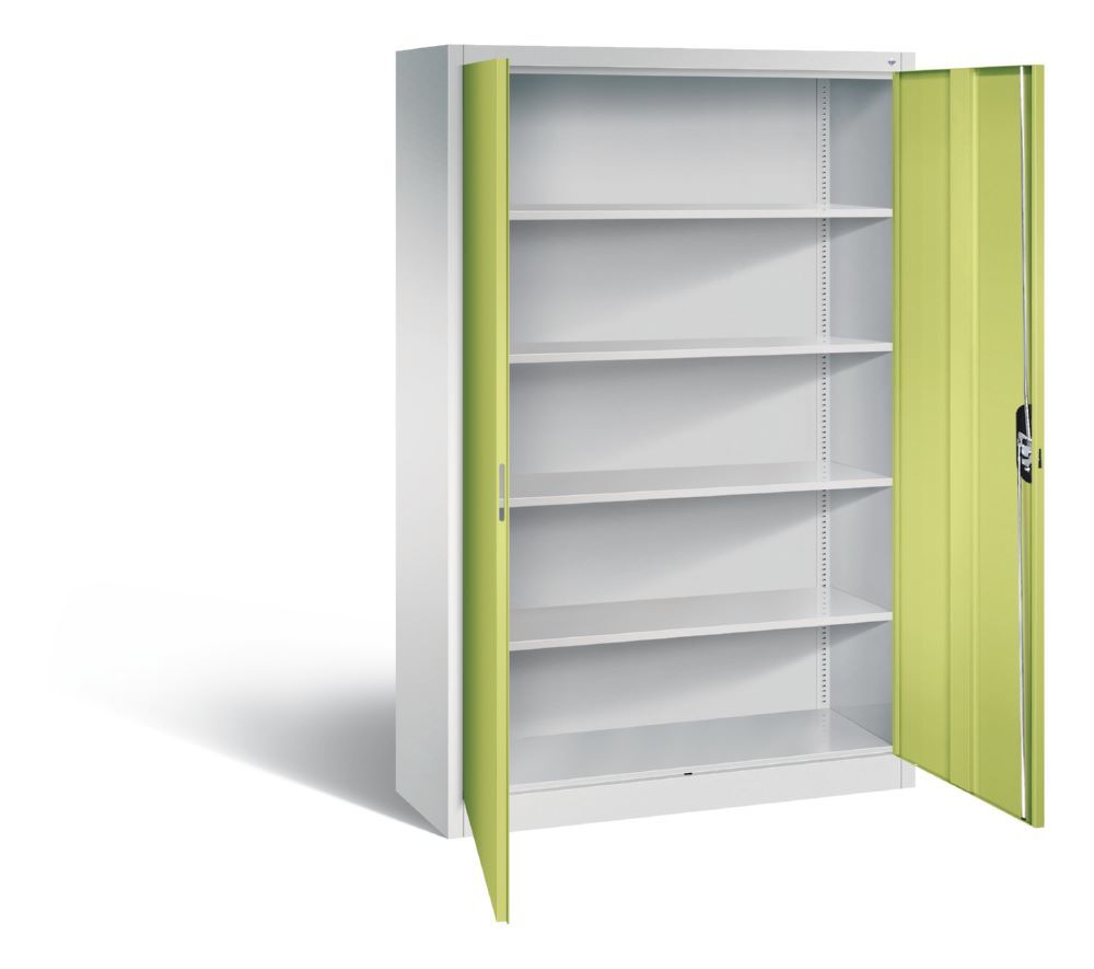 C+P Büro Drehtürenschrank Acurado Türen in viridingrün 1200 x 400 x 1950 mm Produktbild C+P Büro Drehtürenschrank Acurado Türen in viridingrün 1200 x 400 x 1950 mm bild 2