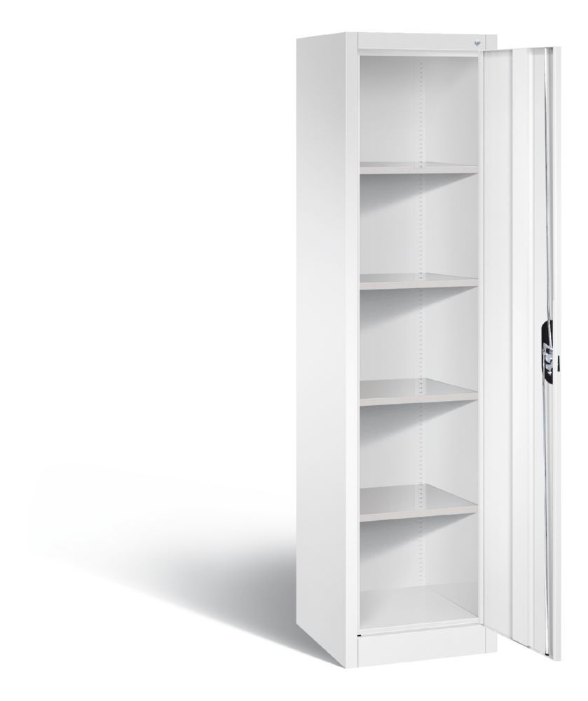 C+P Büro Drehtürenschrank Acurado mit Flügeltür weiß 502 x 500 x 1950 mm Produktbild C+P Büro Drehtürenschrank Acurado mit Flügeltür weiß 502 x 500 x 1950 mm bild 2