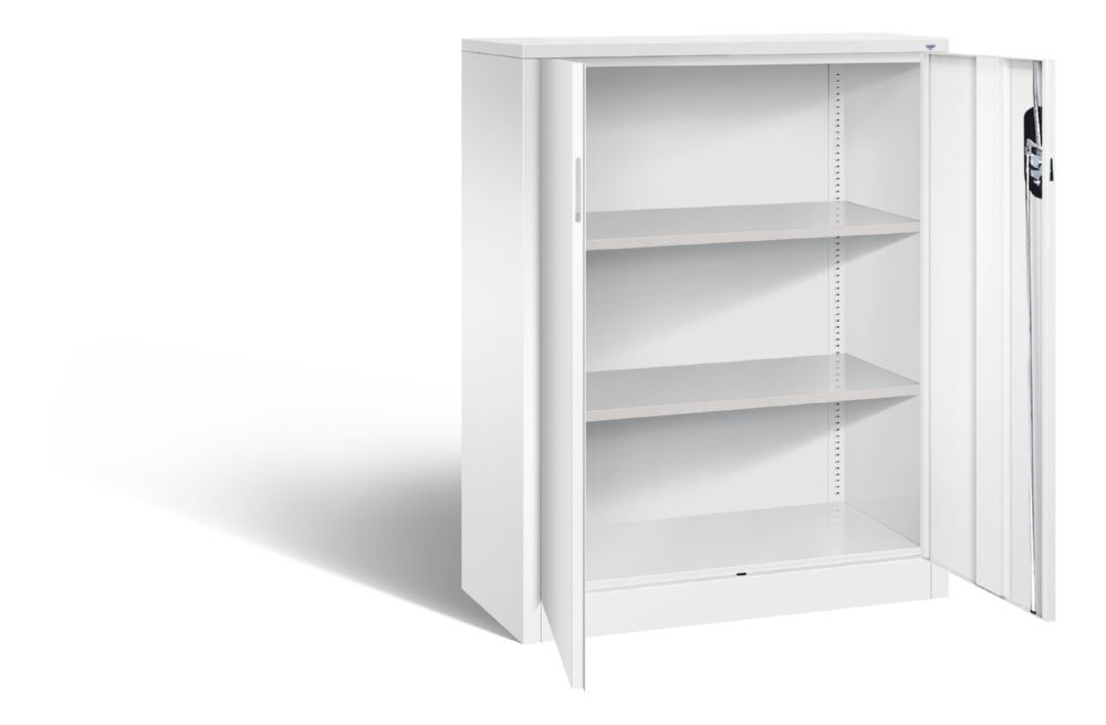 C+P Büro Drehtürenschrank Acurado verstärkte Türen in weiß 930 x 400 x 1200 mm Produktbild C+P Büro Drehtürenschrank Acurado verstärkte Türen in weiß 930 x 400 x 1200 mm bild 2