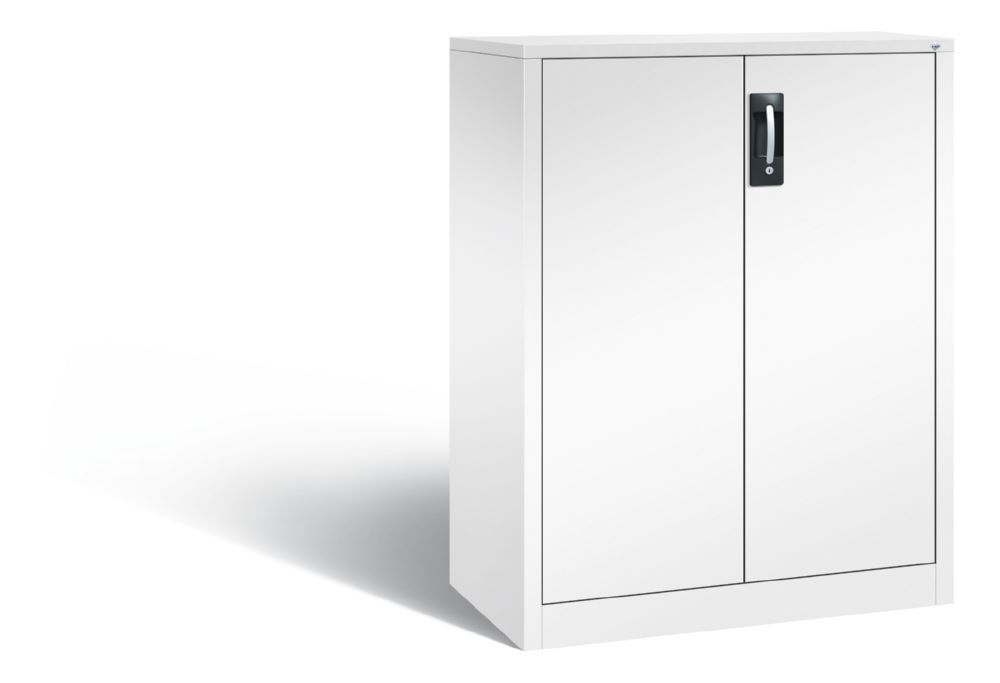 C+P Büro Drehtürenschrank Acurado 70 kg Traglast weiß 930 x 500 x 1200 mm Produktbild C+P Büro Drehtürenschrank Acurado 70 kg Traglast weiß 930 x 500 x 1200 mm bild 1
