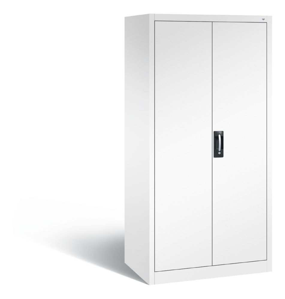 C+P Büro Drehtürenschrank Acurado 2 Schlüssel verkehrsweiß 930 x 600 x 1950 mm Produktbild C+P Büro Drehtürenschrank Acurado 2 Schlüssel verkehrsweiß 930 x 600 x 1950 mm