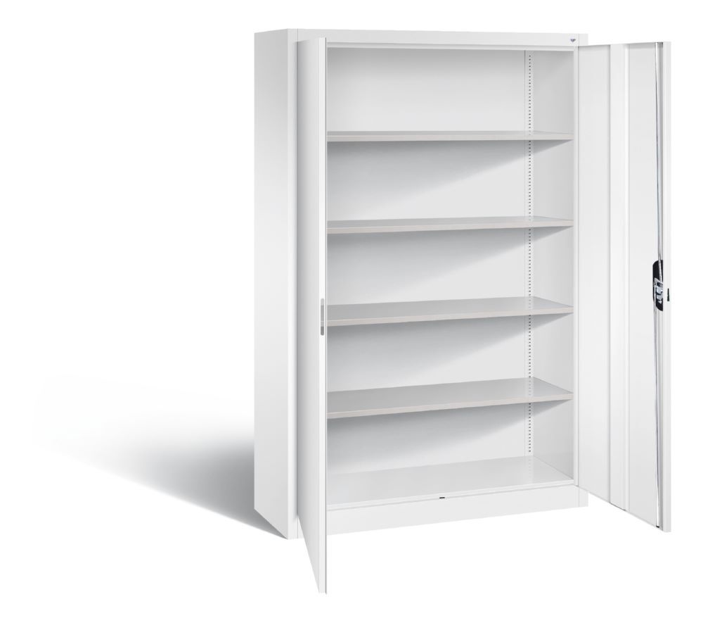 C+P Büro Drehtürenschrank Acurado 900 weiß 1200 x 400 x 1950 mm Produktbild C+P Büro Drehtürenschrank Acurado 900 weiß 1200 x 400 x 1950 mm bild 2