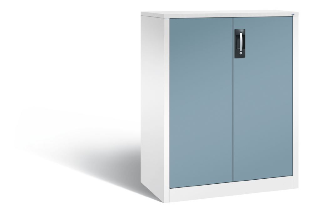 C+P Büro Drehtürenschrank Acurado 70 kg Traglast horizontblau 930 x 500 x 1200 mm Produktbild C+P Büro Drehtürenschrank Acurado 70 kg Traglast horizontblau 930 x 500 x 1200 mm bild 1