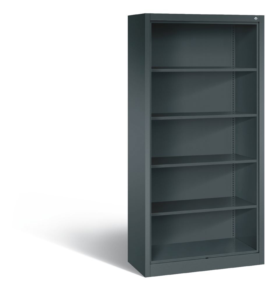 C+P Büroregal Fächerregal Acurado anthrazit 930 x 400 x 1950 mm Produktbild C+P Büroregal Fächerregal Acurado anthrazit 930 x 400 x 1950 mm