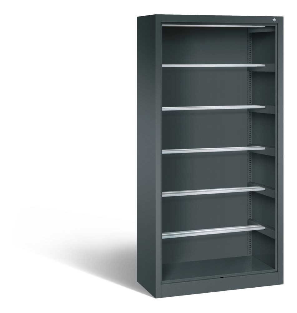 C+P Büroregal mit 6 Pendelstangen Acurado anthrazit 930 x 400 x 1950 mm Produktbild C+P Büroregal mit 6 Pendelstangen Acurado anthrazit 930 x 400 x 1950 mm