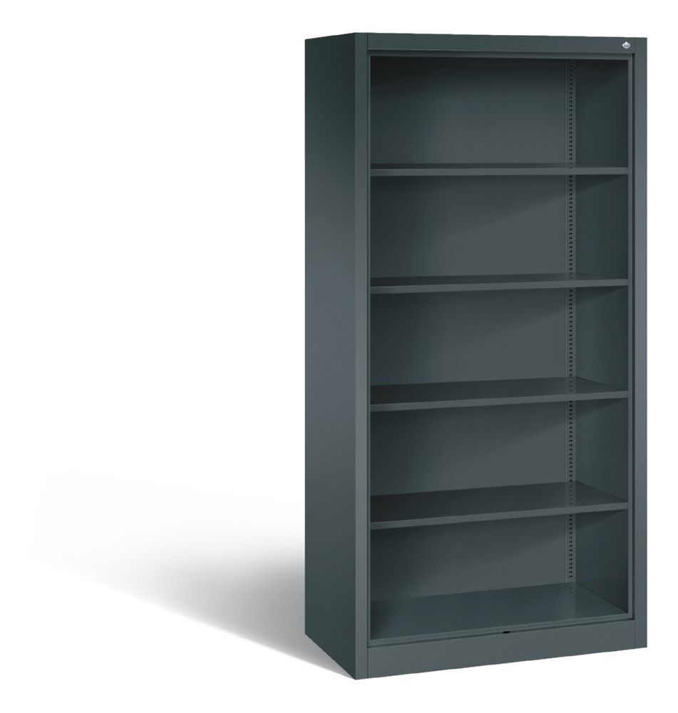 C+P Büroregal mit Fächer Acurado Last 70 kg anthrazit 930 x 500 x 1950 mm Produktbild C+P Büroregal mit Fächer Acurado Last 70 kg anthrazit 930 x 500 x 1950 mm