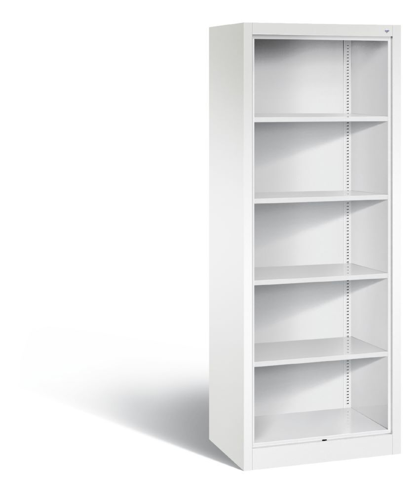 C+P Büroregal Acuradobis 4 Fächer bis 70 kg weiß 700 x 500 x 190 mm Produktbild C+P Büroregal Acuradobis 4 Fächer bis 70 kg weiß 700 x 500 x 190 mm