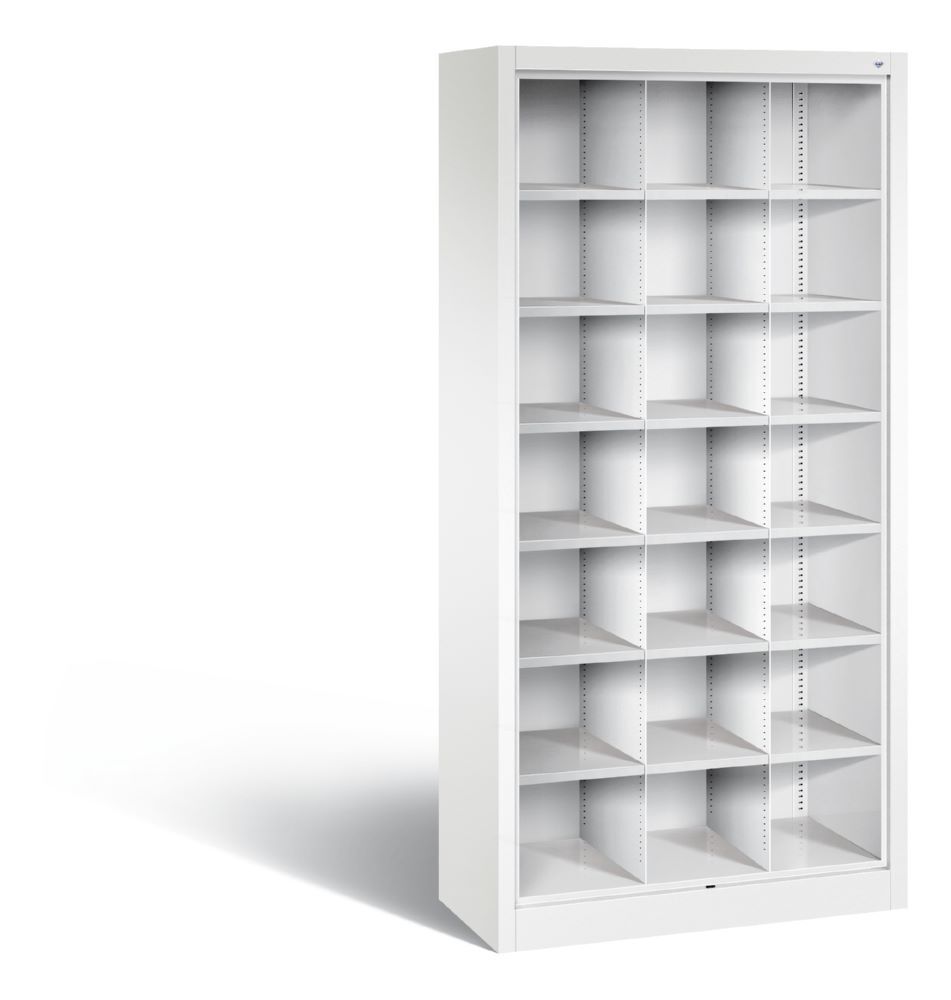 C+P Stahl Büroregal mit Zwischenböden Acurado weiß 930 x 400 x 1950 mm Produktbild C+P Stahl Büroregal mit Zwischenböden Acurado weiß 930 x 400 x 1950 mm