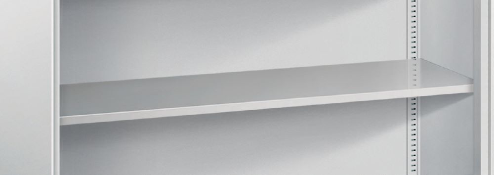 C+P Einlegeboden aus Stahl lackiert 70 kg 1194 x 352 mm lichtgrau Produktbild C+P Einlegeboden aus Stahl lackiert 70 kg 1194 x 352 mm lichtgrau