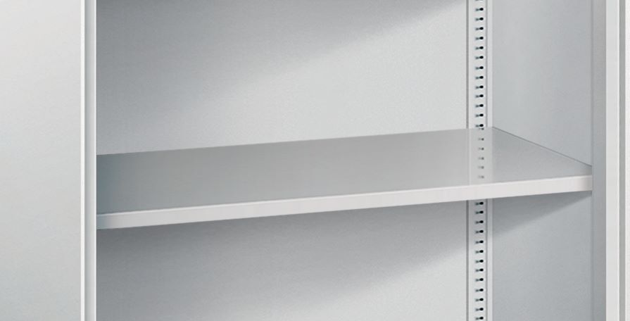 C+P Einlegeboden aus Stahl lackiert bis 70 kg 794 x 352 mm schwarzgrau Produktbild C+P Einlegeboden aus Stahl lackiert bis 70 kg 794 x 352 mm schwarzgrau