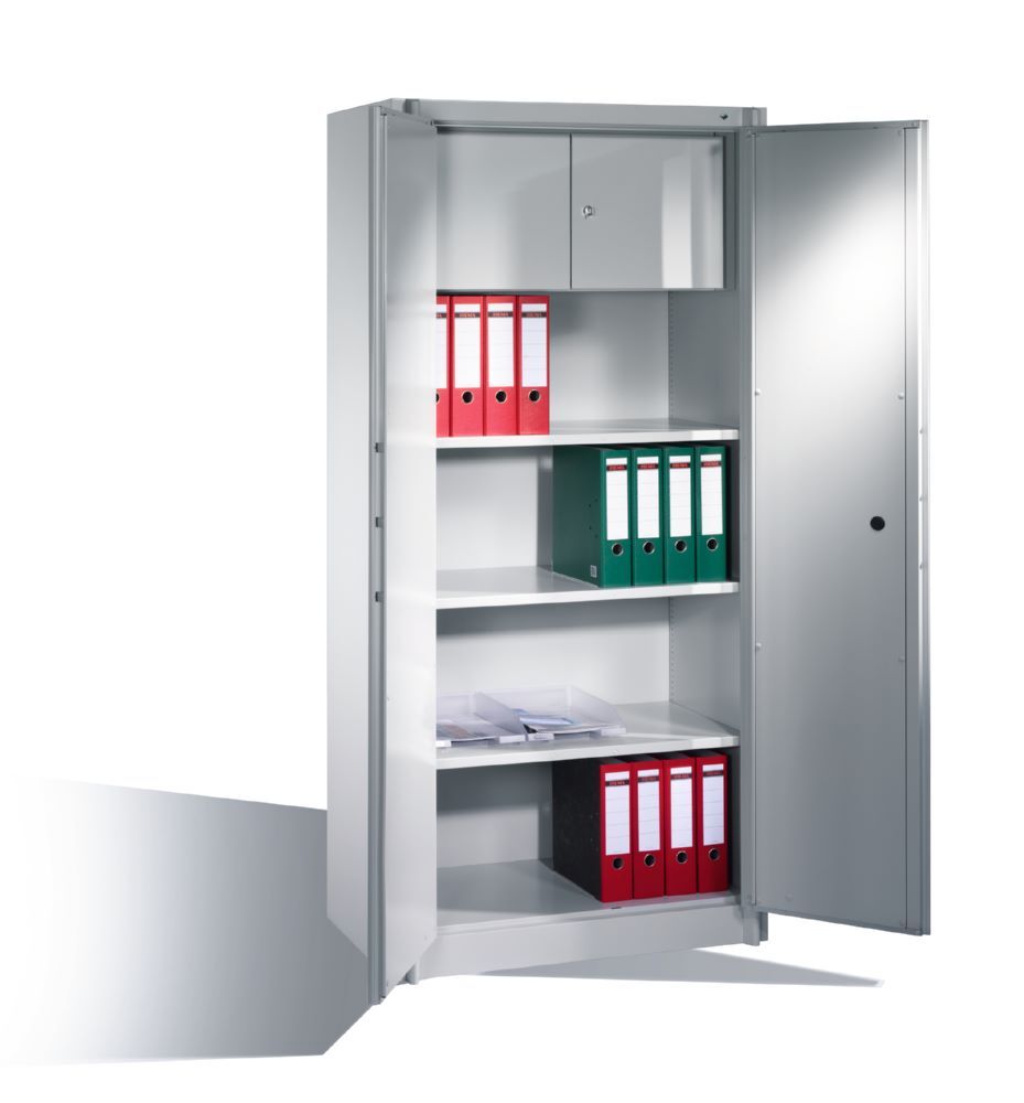 C+P Feuergeschützter Flügeltürenschrank Certos m1950 x 930 x 500 mm lichtgrau Produktbild C+P Feuergeschützter Flügeltürenschrank Certos m1950 x 930 x 500 mm lichtgrau bild 3