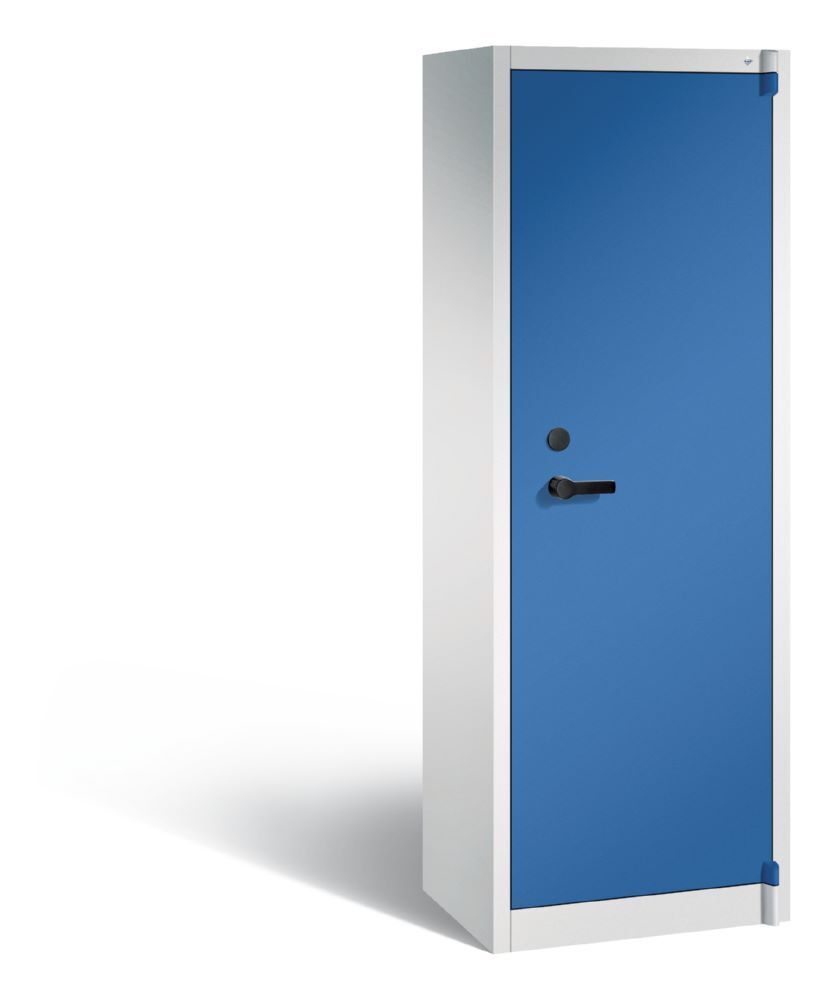 C+P Feuergeschützter Flügeltürenschrank Certos Höhe 1950 mm lichtgrau enzianblau Produktbild C+P Feuergeschützter Flügeltürenschrank Certos Höhe 1950 mm lichtgrau enzianblau