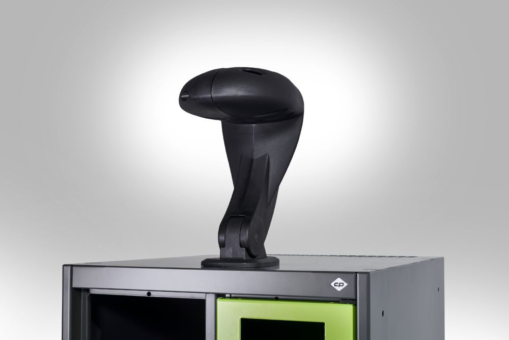 C+P Feuerwehrspind Expert 3 Abteile mit Helmhalter feuerrot 1200 x 500 x 1850 mm Produktbild C+P Feuerwehrspind Expert 3 Abteile mit Helmhalter feuerrot 1200 x 500 x 1850 mm bild 2