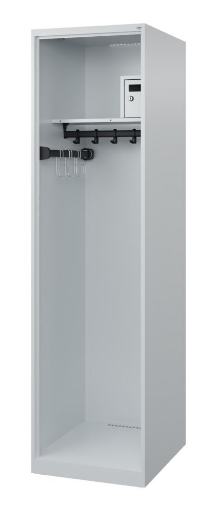C+P Feuerwehrspind Flexo 1 Stahlabteil lichtgrau 500 x 600 x 1850 mm Produktbild C+P Feuerwehrspind Flexo 1 Stahlabteil lichtgrau 500 x 600 x 1850 mm