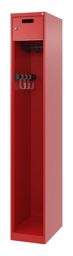 C+P Feuerwehrspind Evolo Modell Praktus feuerrot 300 x 500 x 1850 mm Produktbild C+P Feuerwehrspind Evolo Modell Praktus feuerrot 300 x 500 x 1850 mm