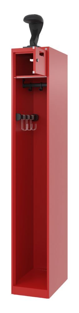 C+P Feuerwehrspind Evolo Praktus feuerrot 300 x 500 x 1850 mm