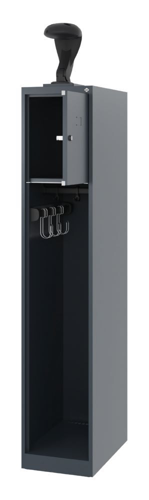 C+P Feuerwehrspind Evolo Youngster mit Stange anthrazit 300 x 500 x 1530 mm Produktbild C+P Feuerwehrspind Evolo Youngster mit Stange anthrazit 300 x 500 x 1530 mm bild 2