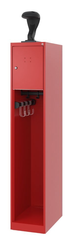 C+P Feuerwehrspind Evolo Modell Youngster mit Stange feuerrot 300 x 500 x 1530 mm Produktbild C+P Feuerwehrspind Evolo Modell Youngster mit Stange feuerrot 300 x 500 x 1530 mm