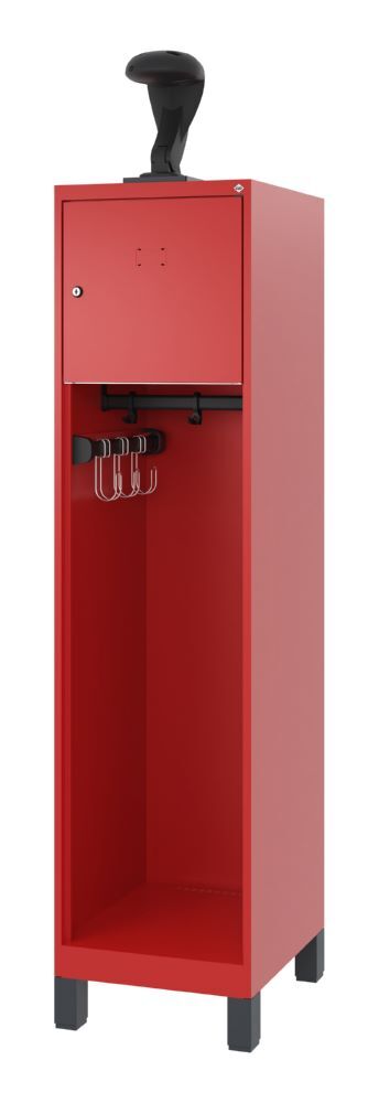 C+P Feuerwehrspind Youngster 1 Abteil feuerrot 400 x 500 x 1530 mm Produktbild C+P Feuerwehrspind Youngster 1 Abteil feuerrot 400 x 500 x 1530 mm