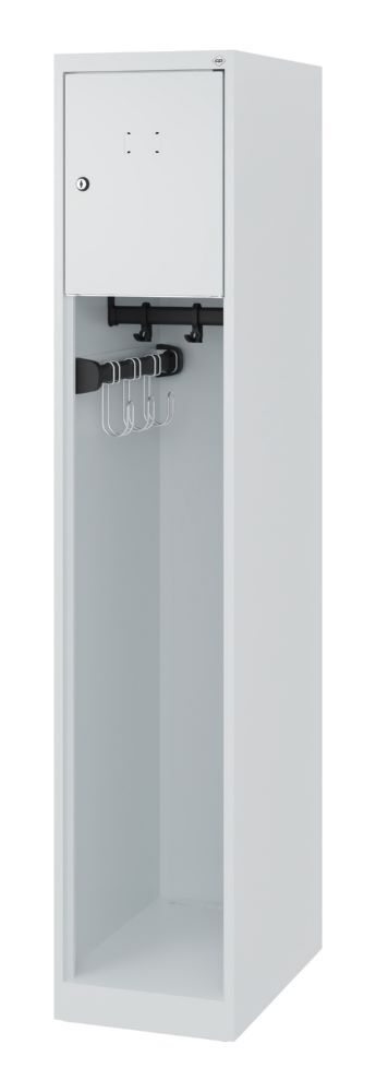 C+P Feuerwehrspind Evolo Youngster lichtgrau 300 x 500 x 1530 mm Produktbild C+P Feuerwehrspind Evolo Youngster lichtgrau 300 x 500 x 1530 mm
