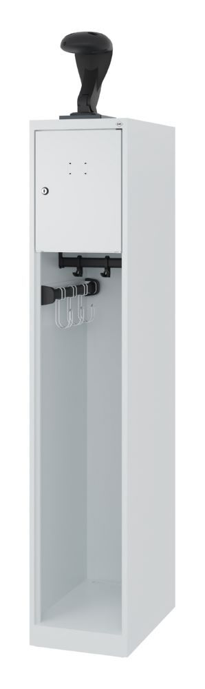 C+P Feuerwehrspind Evolol Youngster mit Stange grau 300 x 500 x 1530 mm Produktbild C+P Feuerwehrspind Evolol Youngster mit Stange grau 300 x 500 x 1530 mm