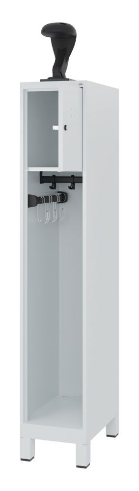 C+P Schmaler Feuerwehrspind Evolo Youngster 1 Abteil 300 x 500 x 1530 mm Produktbild C+P Schmaler Feuerwehrspind Evolo Youngster 1 Abteil 300 x 500 x 1530 mm bild 2