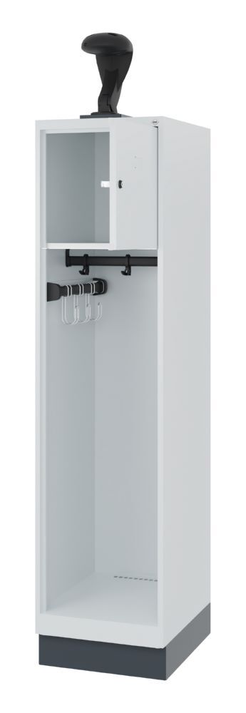 C+P Feuerwehrspind Evolol Youngster Garderobenstange lichtgrau 400 x 500 x 1530 mm Produktbild C+P Feuerwehrspind Evolol Youngster Garderobenstange lichtgrau 400 x 500 x 1530 mm bild 2