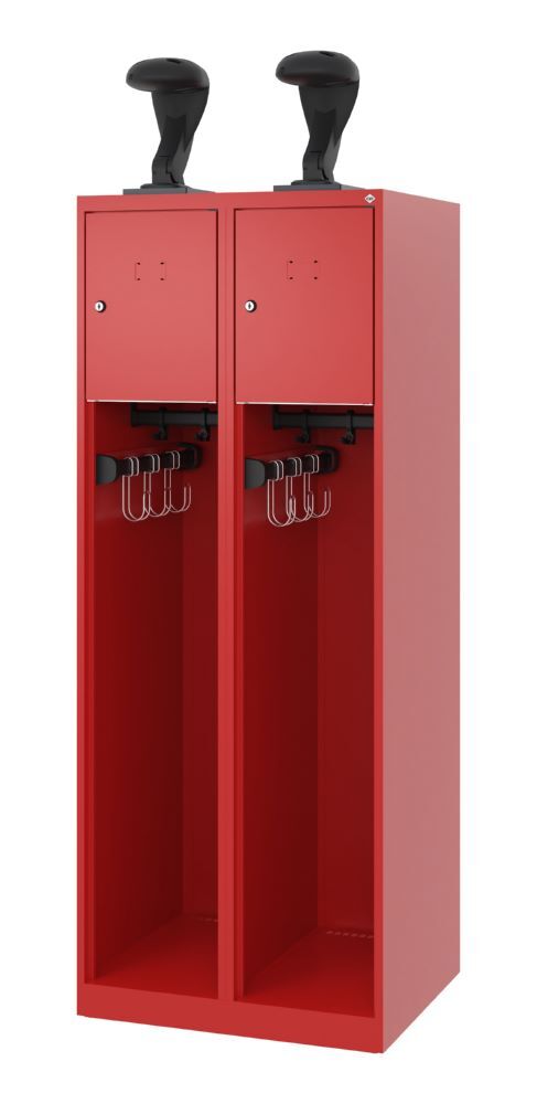 C+P Feuerwehrspind Younster 2 Stahlabteile feuerrot 600 x 500 x 1530 mm Produktbild C+P Feuerwehrspind Younster 2 Stahlabteile feuerrot 600 x 500 x 1530 mm