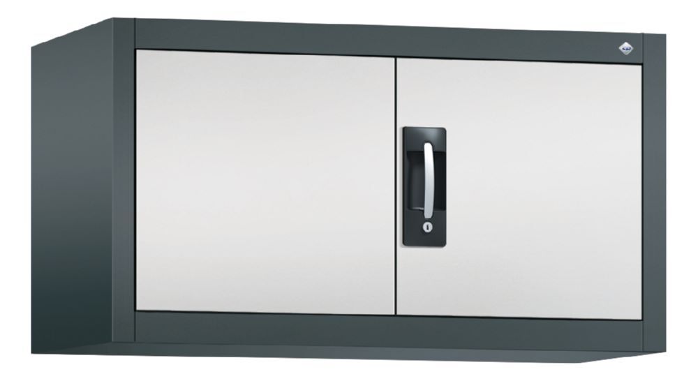 C+P Flügeltürenschrank Acurado 900 anthrazit lichtgrau 930 x 400 x 500 mm Produktbild C+P Flügeltürenschrank Acurado 900 anthrazit lichtgrau 930 x 400 x 500 mm