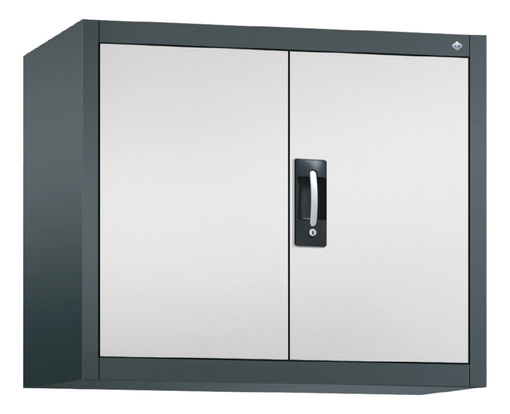 C+P Flügeltürenschrank Aufsatz Acurado 900 hellgrau grau 930 x 400 x 790 mm Produktbild C+P Flügeltürenschrank Aufsatz Acurado 900 hellgrau grau 930 x 400 x 790 mm