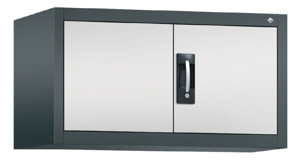 C+P Flügeltürenschrank Acurado 900 Türen in grau 930 x 500 x 500 mm Produktbild C+P Flügeltürenschrank Acurado 900 Türen in grau 930 x 500 x 500 mm