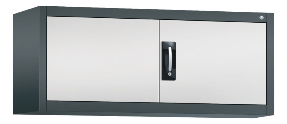 C+P Flügeltürenschrank Acurado 900 lichtgrau anthrazit 1200 x 400 x 500 mm Produktbild C+P Flügeltürenschrank Acurado 900 lichtgrau anthrazit 1200 x 400 x 500 mm