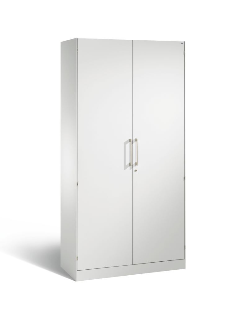 C+P Flügeltürenschrank Asisto Büroschrank in lichtgrau 1000 x 435 x 1980 mm Produktbild C+P Flügeltürenschrank Asisto Büroschrank in lichtgrau 1000 x 435 x 1980 mm